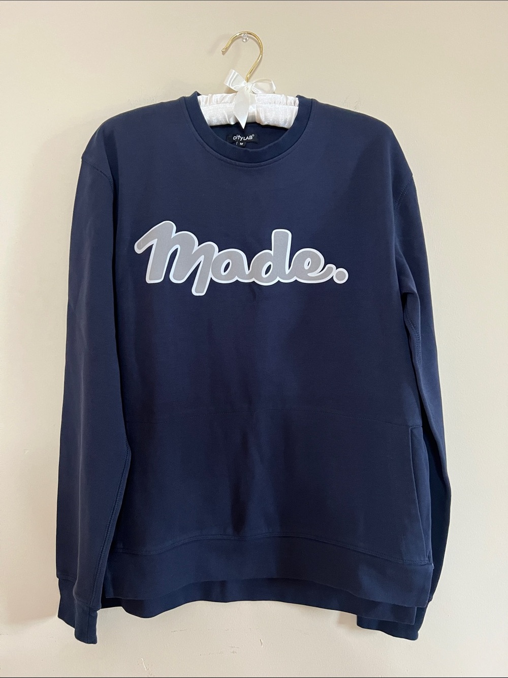 🪁⛽️📚🌏Made to Succeed Navy Crewneck Sweatshirt - Women